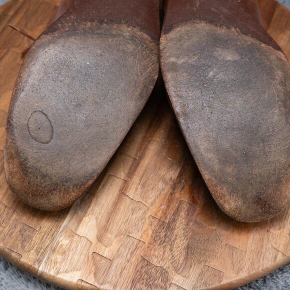 TARYN ROSE Men's Carmel Tan Leather Cap-Toe Oxford Size 10.5 C - Picture 9 of 9